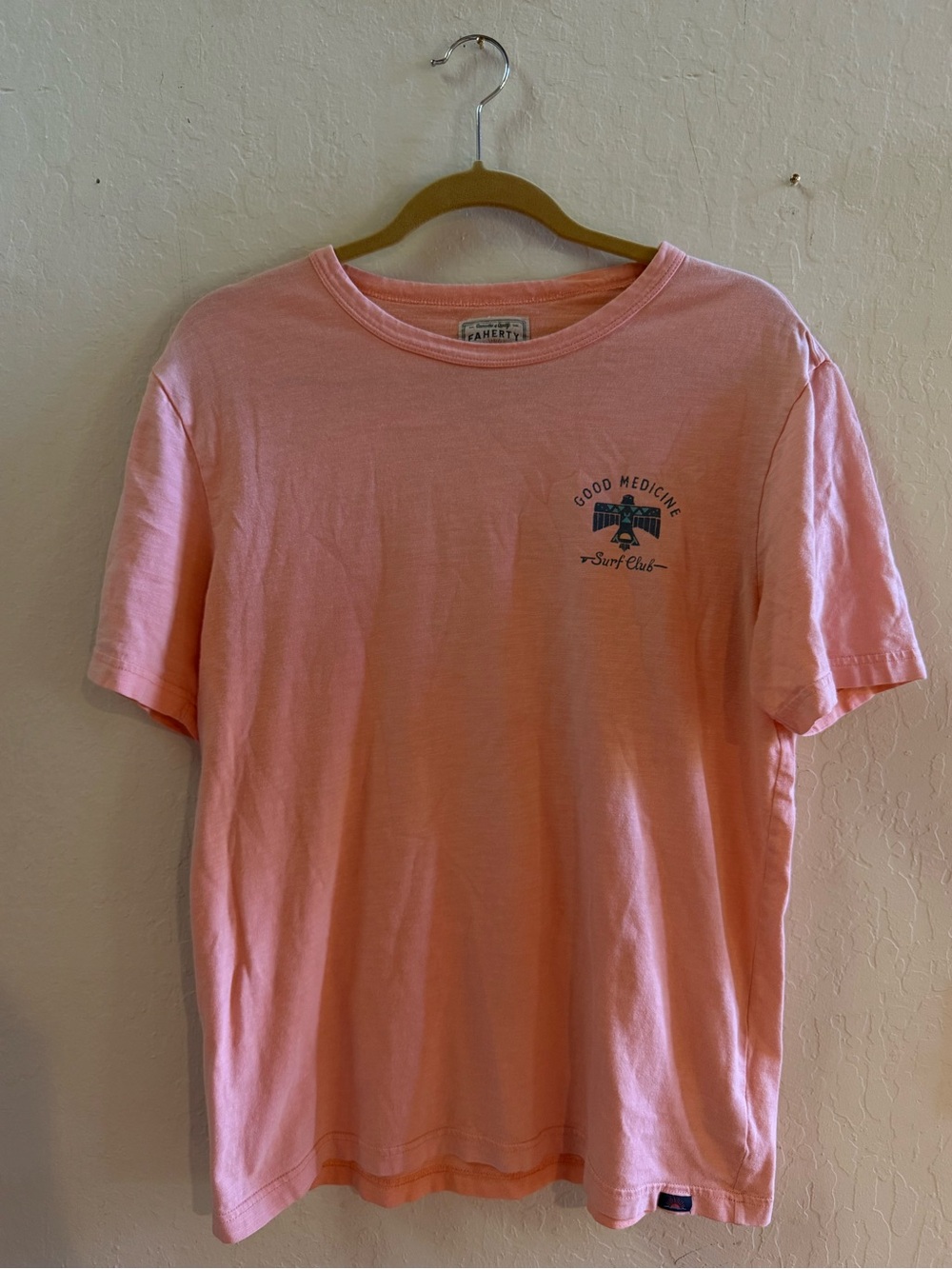 Faherty Good Medicine Surf Club Tee Size M